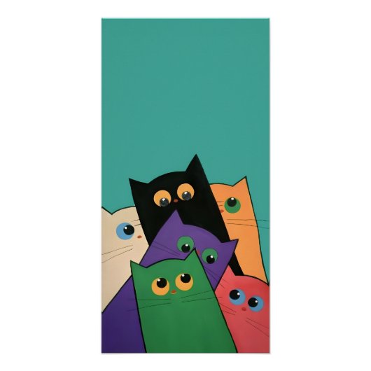 Curious Cats ポスター (正面)