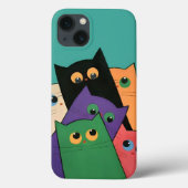 Curious Cats Case-Mate iPhoneケース (裏面)