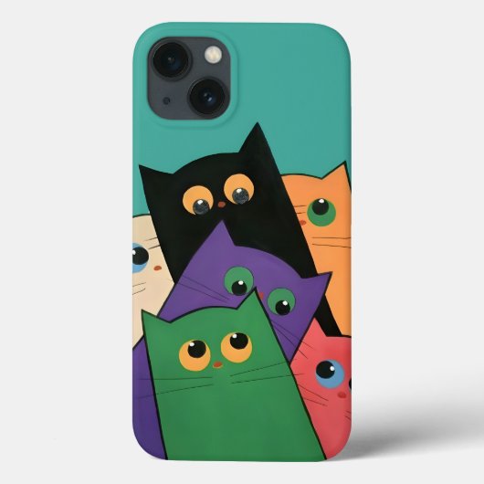 Curious Cats Case-Mate iPhoneケース (裏面)