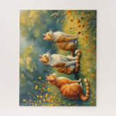 Curious Cats in the Garden ジグソーパズル (縦)