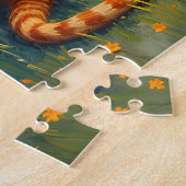 Curious Cats in the Garden ジグソーパズル (側面)