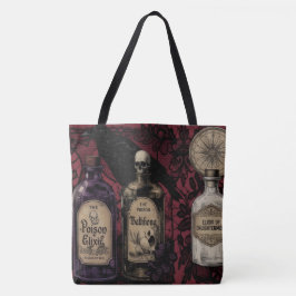 Curious Elixirs & Raven オーバー・ザ・ショルダーバッグ 大 トートバッグ