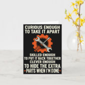 Curious Enough To Take It Apart Skilled Enough To  カード (黄色い花)