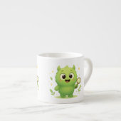Curious Explorer Monster Kids Mug  エスプレッソカップ (正面右)