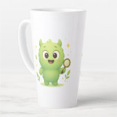 Curious Explorer Monster Kids Mug  カフェラテマグ (左アングル)