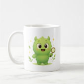 Curious Explorer Monster Kids Mug コーヒーマグカップ (左)