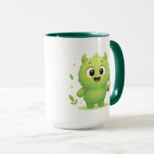 Curious Explorer Monster Kids Mug  マグカップ (正面右)