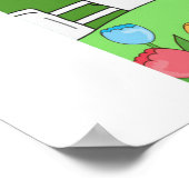 Curious I learn I gain Wall art ポスター (角)