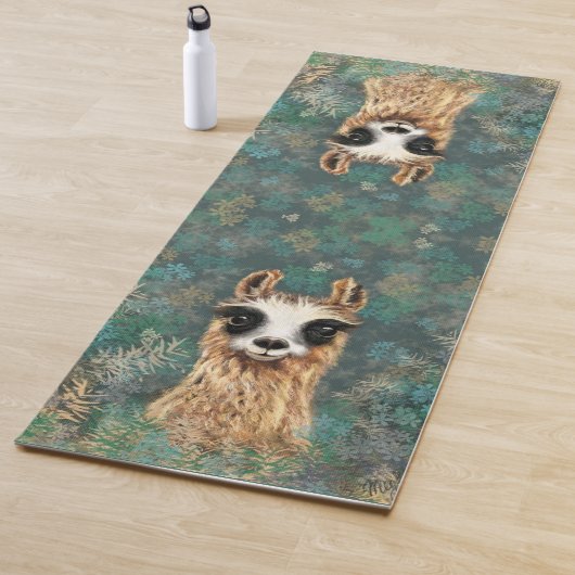 Curious Llama Yoga Mat Fun ヨガマット (インサイチュ)