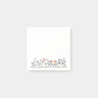 Curious Paws - かわいい猫の友達がのぞき見 ポストイット