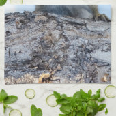 Curious Squirrel、カナダ動物写真 キッチンタオル (折り畳み)