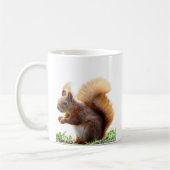 Curious Squirrel Mug コーヒーマグカップ (左)