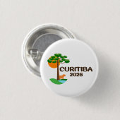 Curitiba Brazil 2026 International Convention Pin 缶バッジ (正面&裏面)