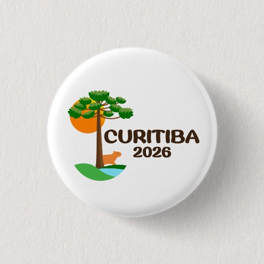 Curitiba Brazil 2026 International Convention Pin 缶バッジ (正面)
