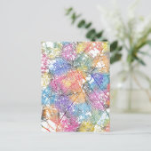 Curitiba Brazil City Map ポストカード (スタンド正面)