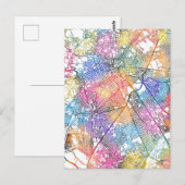 Curitiba Brazil City Map ポストカード (正面/裏面)