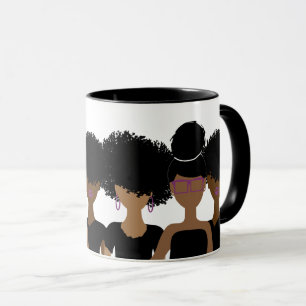 Curl Girl Trio {Royalty} mug マグカップ