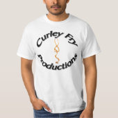 curleyの揚げ物生産 tシャツ (正面)