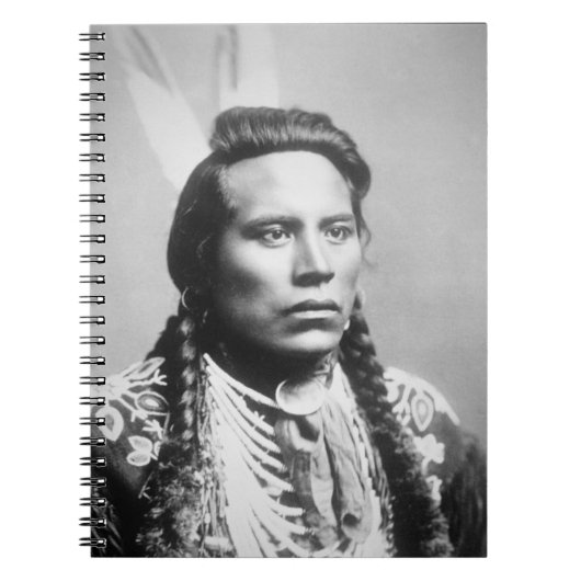 Curley、カラスの種族の、Custerの偵察者の1人 ノートブック (正面)