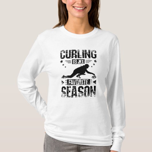 Curling Is My Season Tシャツ (正面)