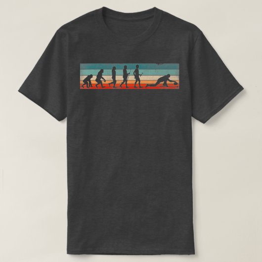 Curling Player for a Curler Evolution  Tシャツ (デザイン正面)