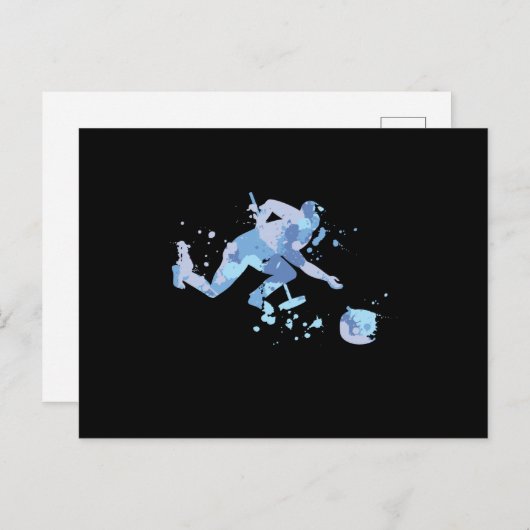 Curling Splash ポストカード (正面/裏面)