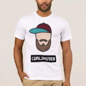 Curlingsebの白人のTシャツの人 Tシャツ (正面)