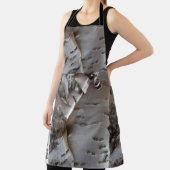 Curly Birch Bark Tree Rustic エプロン (インサイチュ)