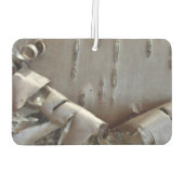 Curly Birch Bark Tree Rustic カーエアーフレッシュナー (裏面)