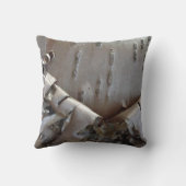 Curly Birch Bark Tree Rustic クッション (裏面)