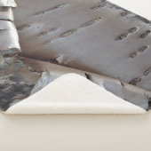 Curly Birch Bark Tree Rustic シェルパブランケット (3/4)