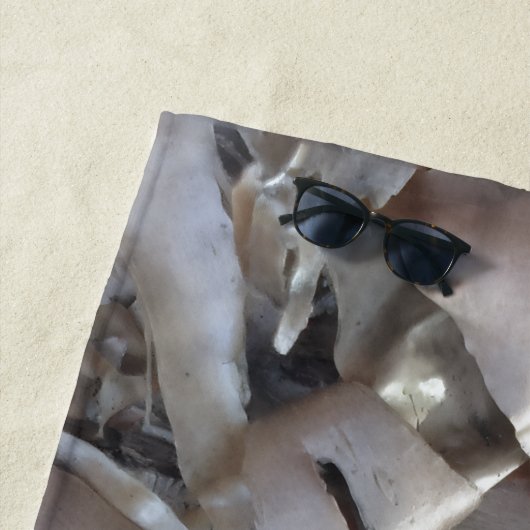 Curly Birch Bark Tree Rustic ビーチタオル (インサイチュ)