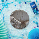 Curly Birch Bark Tree Rustic ペーパープレート (パーティー)