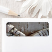 Curly Birch Bark Tree Rustic ラベル (インサイチュ)