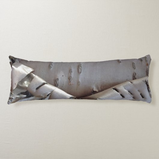 Curly Birch Bark Tree Rustic Body Pillow ボディピロー (正面)