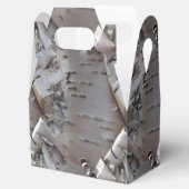 Curly Birch Bark Tree Rustic Favor Box フェイバーボックス (オープン)