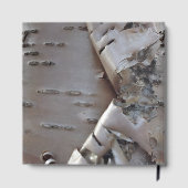 Curly Birch Bark Tree Rustic Guest Book ゲストブック (裏面)