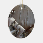 Curly Birch Bark Tree Rustic Ornament セラミックオーナメント (右)