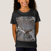 Curly Birch Bark Tree Rustic Tシャツ (正面)
