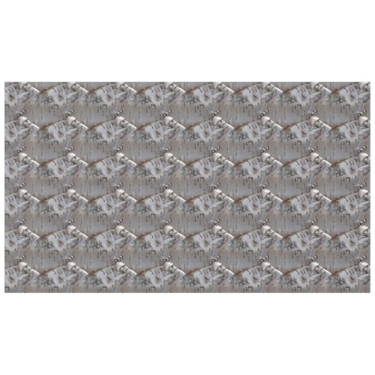 Curly Birch Bark Tree Rustic Tablecloth テーブルクロス (正面(横))