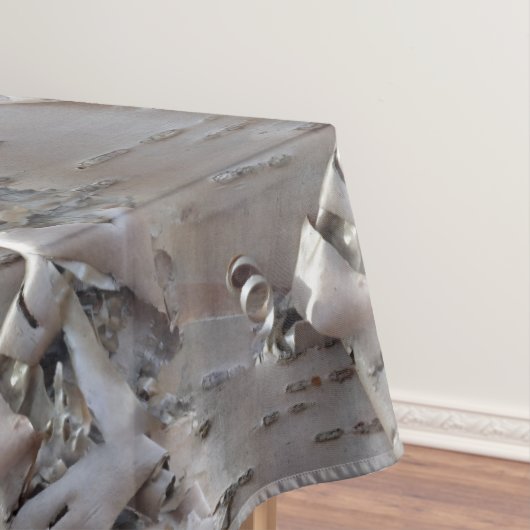 Curly Birch Bark Tree Rustic Tablecloth テーブルクロス (インサイチュ)