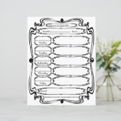 Curly Bracket Fabric Font 5 Day Weekly Planner (スタンド正面)