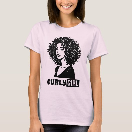 Curly Girl Tシャツ (正面)