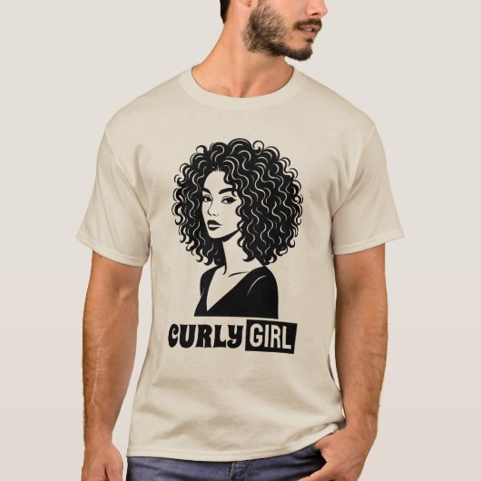 Curly Girl Tシャツ (正面)