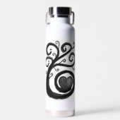 Curly Heart Ink Water Bottle ウォーターボトル (正面)