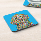 CURLY LABRADOODLE COASTER コースター (左側)