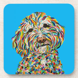 CURLY LABRADOODLE COASTER コースター