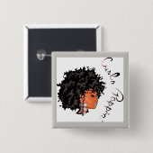 CURLZ "リザPOPPIN"をボタンカールします 缶バッジ (正面&裏面)