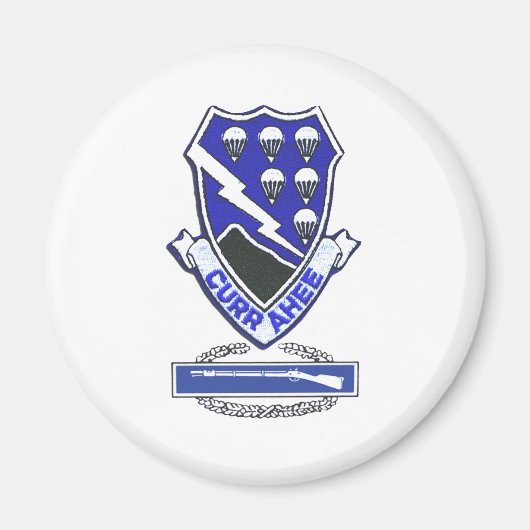 Currahee Patch & CIB マグネット (正面)