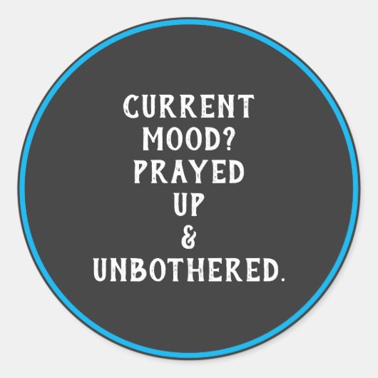 Current Mood 祈 Up &  Uneligent Stickers ラウンドシール (正面)